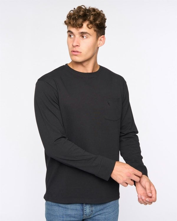Bewley & Ritch Apsley Long Sleeve T-Shirt Black