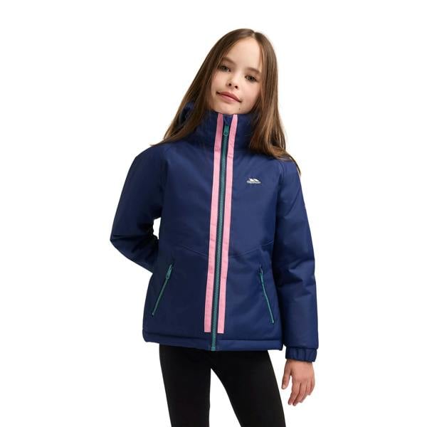 Trespass Girls Rossa Padded Waterproof Jacket - Sapphire Blue - 
