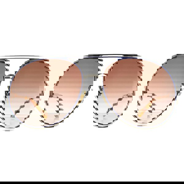 Chloe Sunglasses CH0145S 003 Gold Blue Brown Gradient