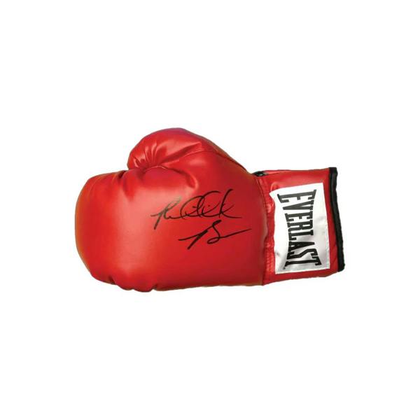 Unbranded Riddick Bowe signed boxing glove — Framed
