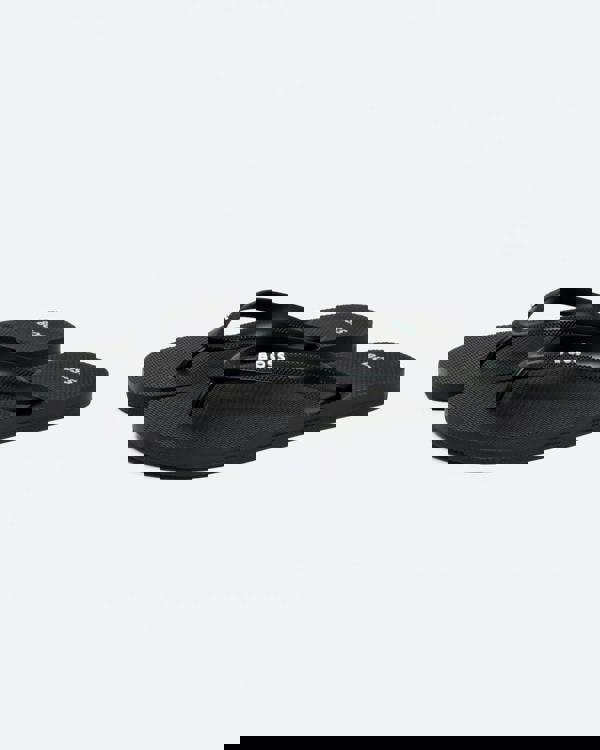 BOSS Orange Tracy Thong Mens Flip Flops - Black 001 - CHO - Designer Mens Sandals