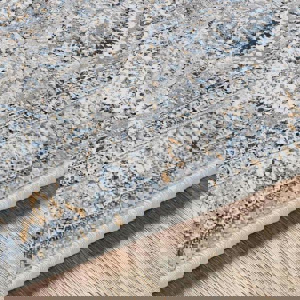 Livabliss Jolie-Vintage Grey Blue Ivory Brown Traditional Boho Rug