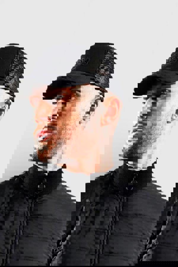 Barbour International Heli Trucker Mens Cap Black