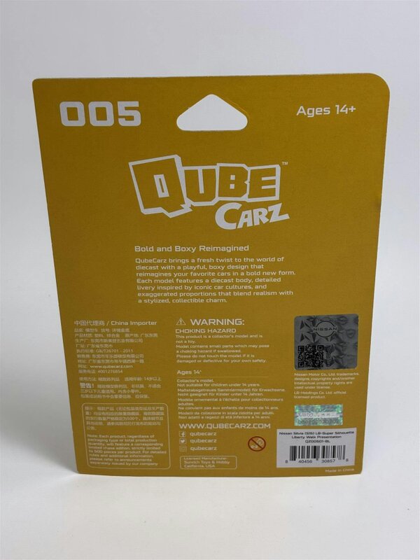 MCSlots Nissan Silvia S15 LB Silhouette Liberty Walk Presentation Qube Carz 6cm QZ00501BL
