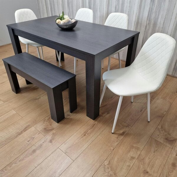 Kosy Koala Dining Table Set with 4 Chairs Dining Room, Kitchen table set of 4, and Bench