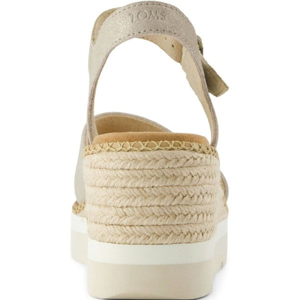 TOMS Darya Leather Women's Champagne Sandals
