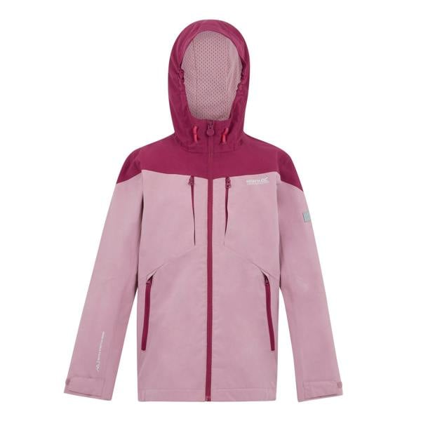 Regatta Childrens/Kids Highton VI Waterproof Jacket - Lilas/Beaujolais - 