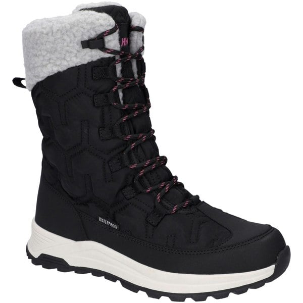 Hi-Tec Sophia Nylon Women's Jet Black/Festival Fuchsia Winter Ankle Boots