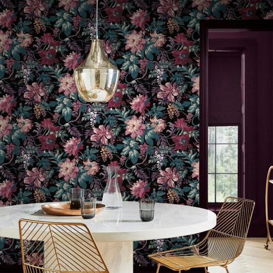 Love Frankie Midnight Garden Wallpaper - Nightshade