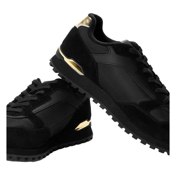 Boss Mens Parkour Athletic Suede Trainers - Black - 