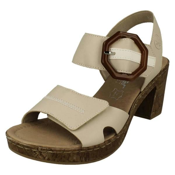 Rieker Ladies Rieker Block Heeled Sandal 66876