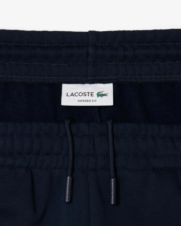 Lacoste Tapered Fit Mens Fleece Sweatpants - Navy Blue 166 | CHO | Designer Mens Sweatpants