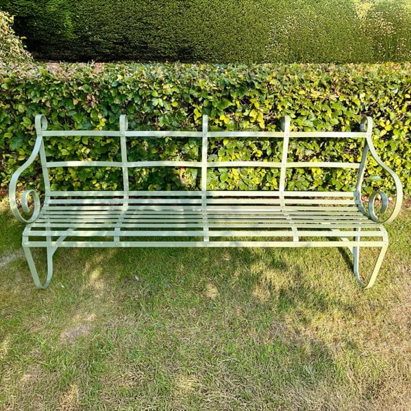 Norfolk Garden Furniture The 4 Seater Curved-Back Bench