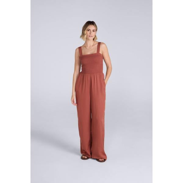 Animal Womens/Ladies Astrid Jumpsuit - Rust - 