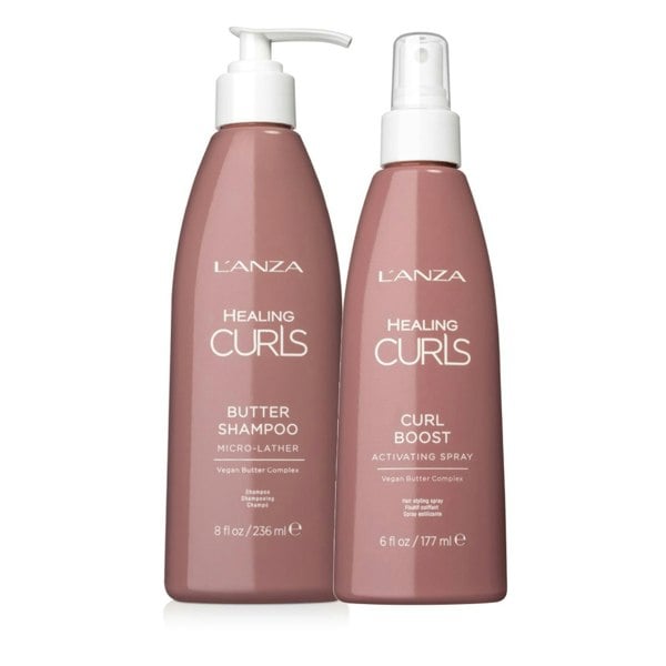 L'Anza Healing Curl Power Butter Shampoo + Curl Boost