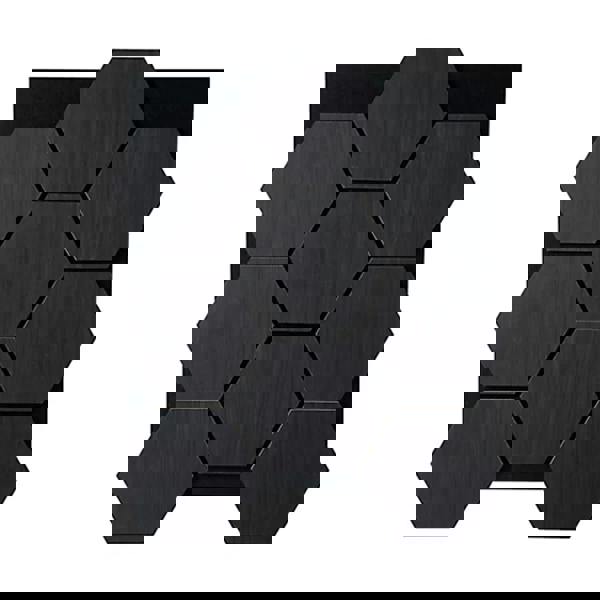 Panel Haus Black Oak Hexagon Wall Panel - 70cm x 60cm (4 pack)