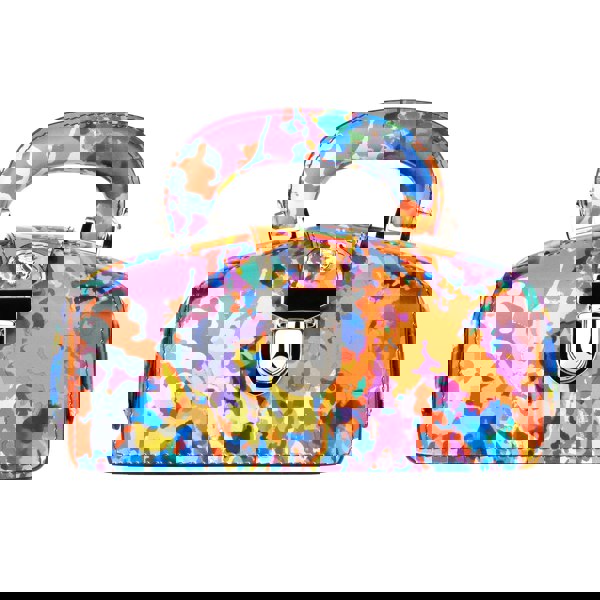 Embassy London Gazelle Mini - Summer Colours - Mini structured bag in colourful genuine leather and key