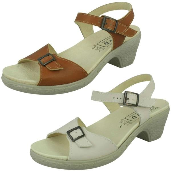 DB Shoes Ladies Easy B Casual Heeled Sandals Tilly