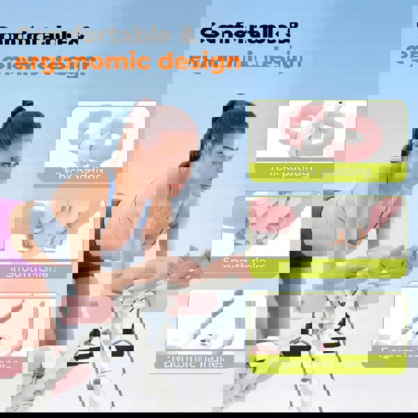 Centra Adjustable AB Machine Foldable Abdominal Trainer Home Workout LED Monitor