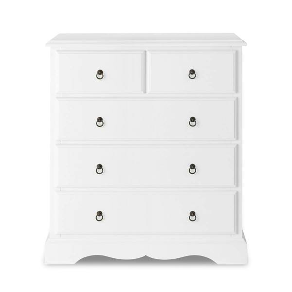 Statement Furniture Romance Chest of Drawers 2 over 3 Bedroom Storage Assembled