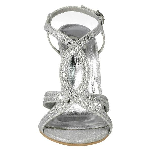 Anne Michelle Ladies Anne Michelle Jewelled Strappy Sandals