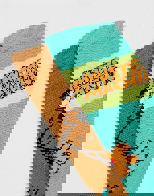 Scooby Doo Unisex Multicoloured Character Calf Socks Set of 3