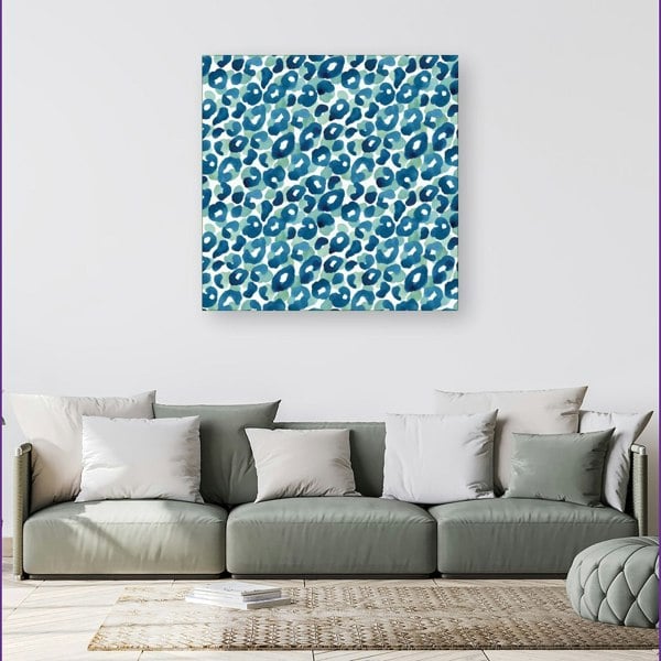 Warren Reed Watercolour Leopard Print Canvas