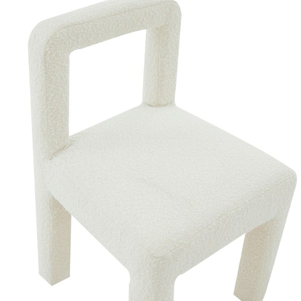 Furniture Edit Hazel Cream Boucle Dining Chair