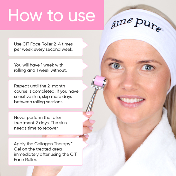 Âme Pure CIT FACE ROLLER BASIC 0.5 mm - Microneedling Derma Roller Kit