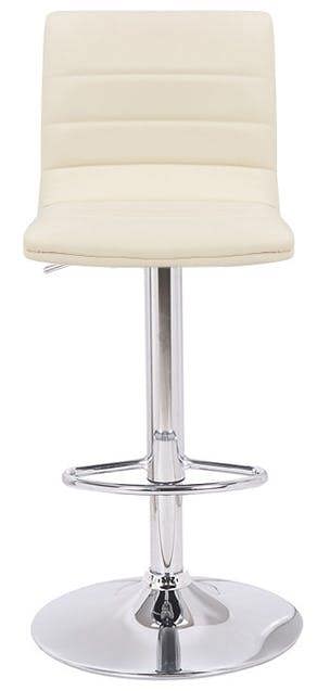Lamboro Aldo Swivel Kitchen Barstool with Adjustable Height and Chrome Base
