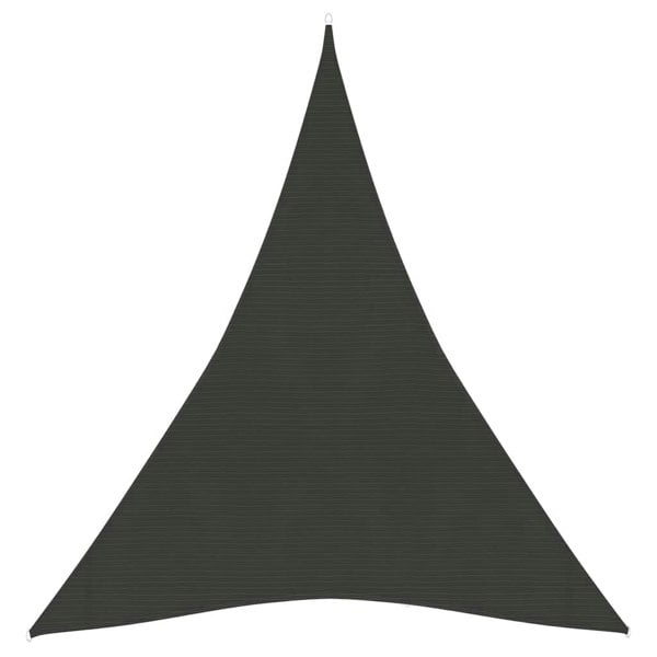 Berkfield Sunshade Sail 160 g/m�__ Anthracite 3x4x4 m HDPE