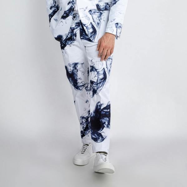 PRINTED SUIT TROUSERS - Claudio Lugli Shirts
