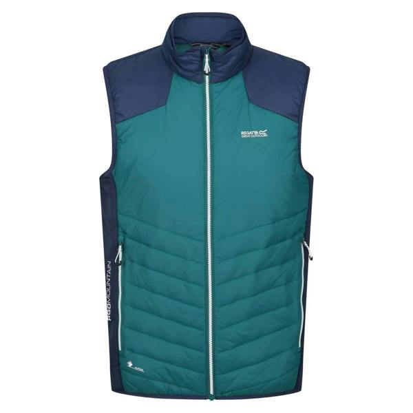 Regatta Mens Halton VI Lightweight Body Warmer - Pacific Green/Admiral Blue - 