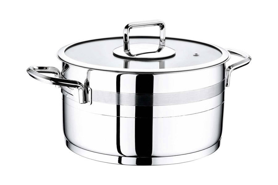 Rozi Safir Collection Stainless Steel Casserole