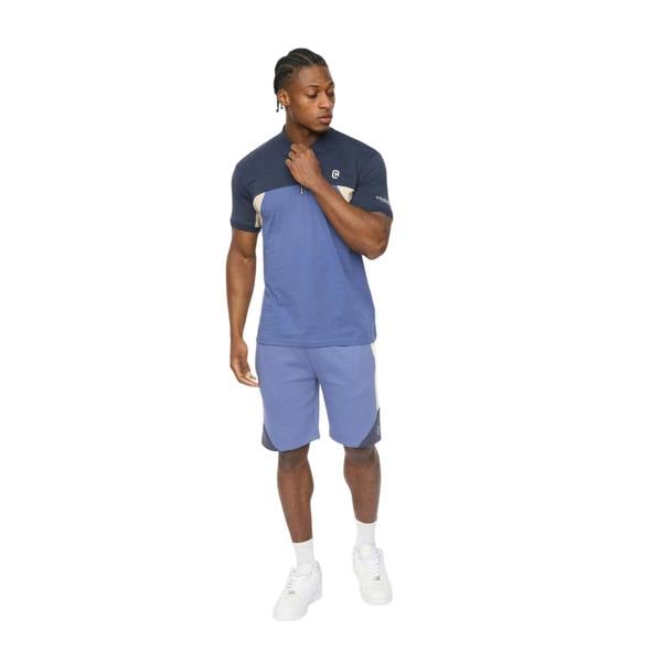 Crosshatch Mens Castlebay Polo Shirt - Blue - 