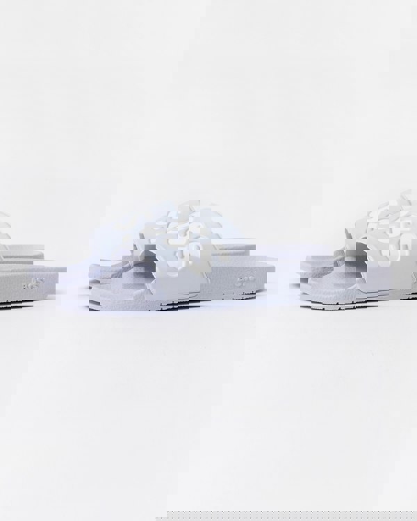 BOSS Orange Aryeh Italian Made Slides With Large Logo Detail front