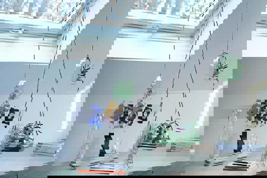 LSA Canopy Plant Hanger with Cork Base Set of 3 Pieces 29cm