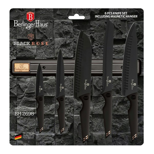 Berlinger Haus Kitchen Knife Set with Magnetic Hanger