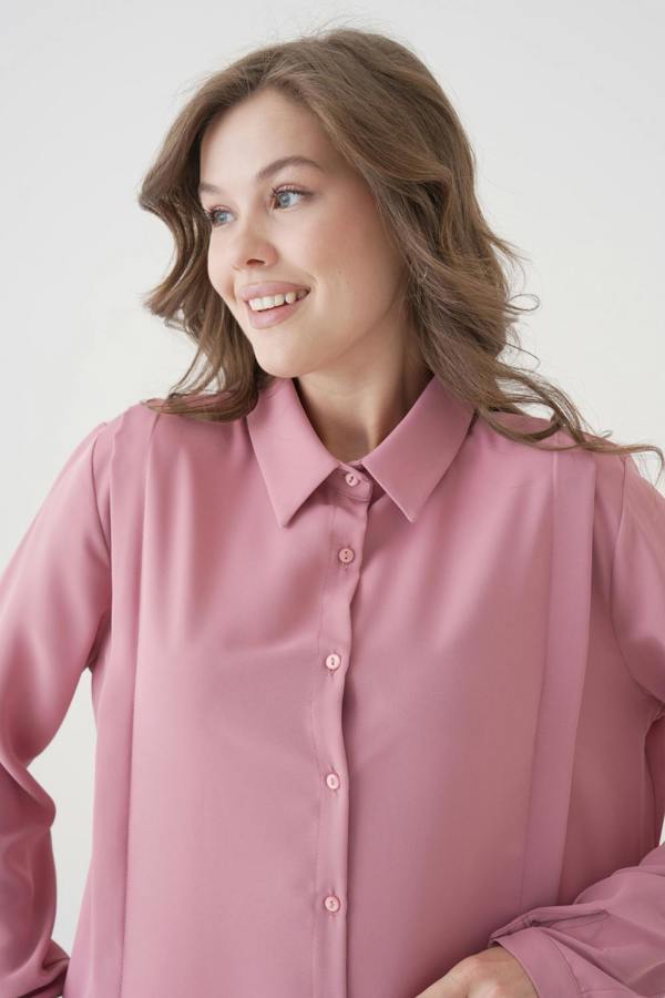 Hoxton Gal Relaxed Fit Long Sleeves Cuff Detailed Top