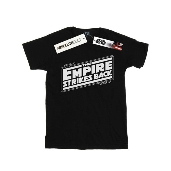 Star Wars Mens The Empire Strikes Back Logo T-Shirt - Black