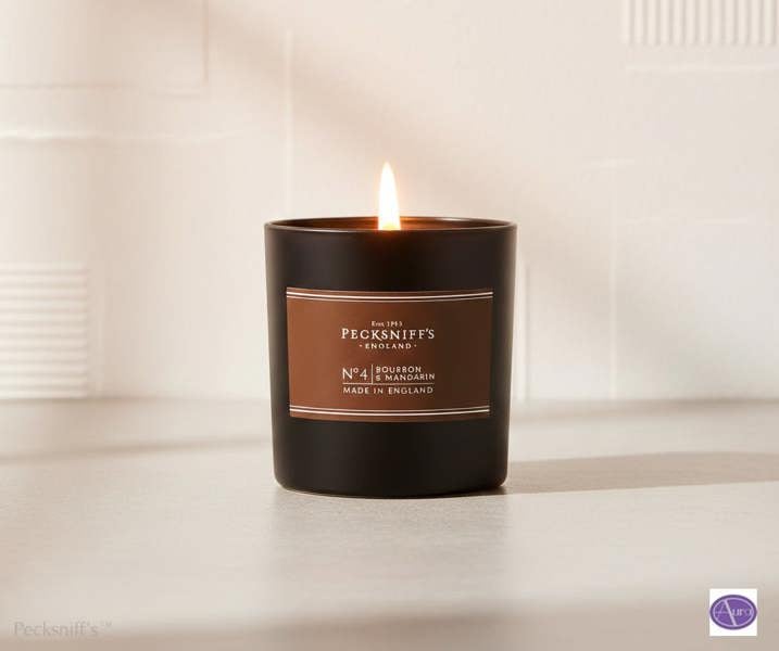 Pecksniff's Bourbon & Mandarin No 4 Candle 184g