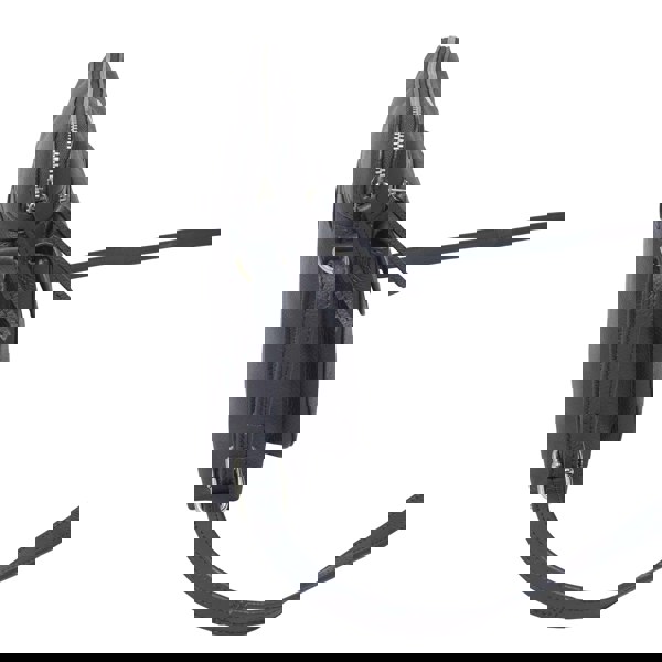 Assots London 'JEAN' Navy Real Soft Pebble Grain Leather Crossbody Bag