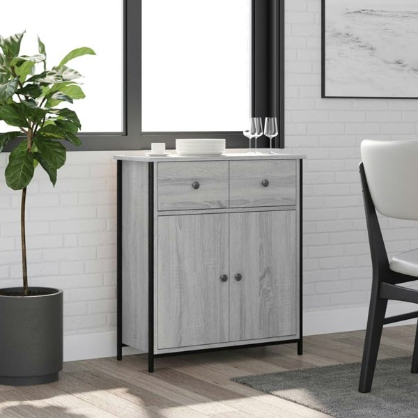 Berkfield Sideboard Grey Sonoma 70x30x80 cm Engineered Wood
