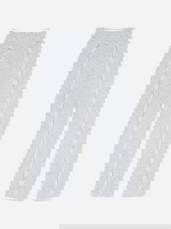 The Couture Club Kids Raw Seam Members Only Joggers in Grey