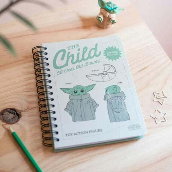 Star Wars The Mandalorian Child Baby Yoda A5 Notebook