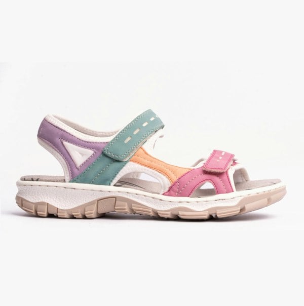 Rieker 68866-92 Womens Sandals - Multi