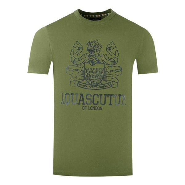 Aquascutum Mens London Aldis T-Shirt - Army Green