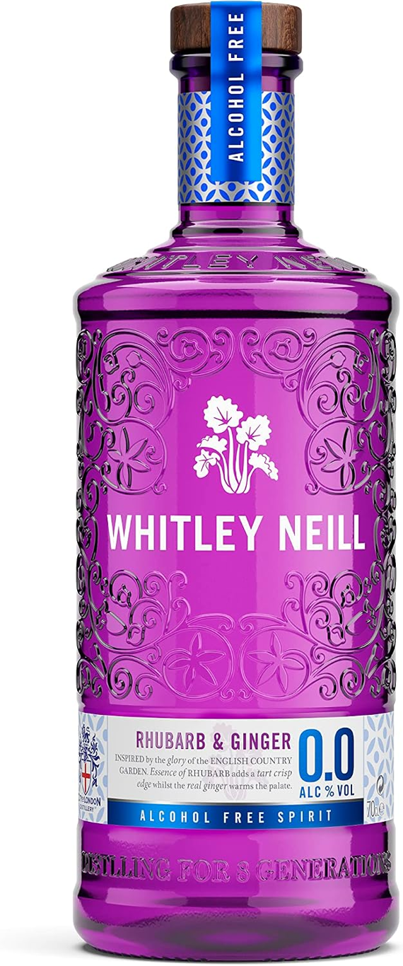 Whitley Neill Alcohol Free Rhubarb & Ginger Spirit