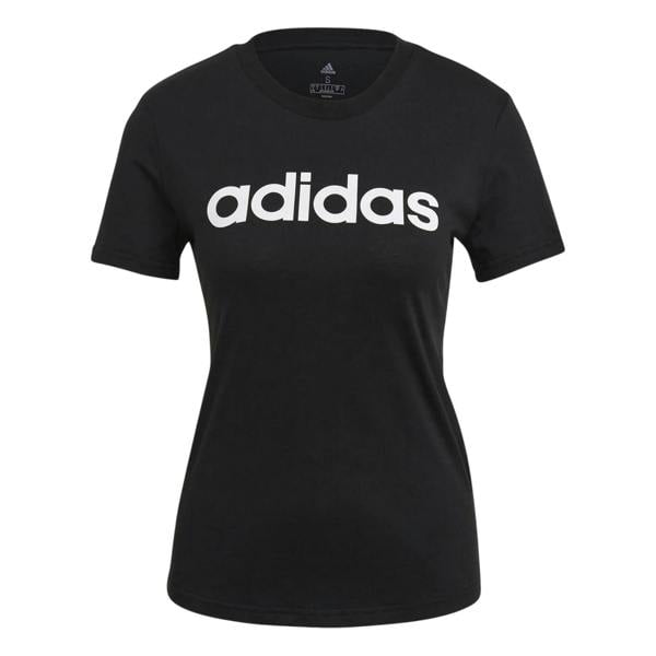 Adidas Womens/Ladies Logo T-Shirt - Black - 