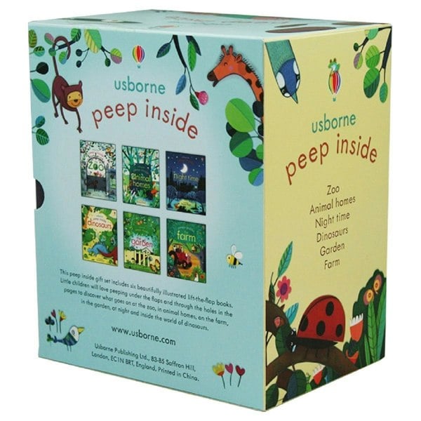 Peep Inside Collection 6 Books Box Set Children Gift Set